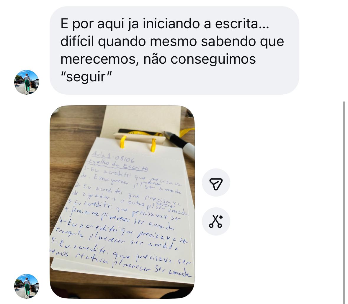 Depoimento de aluna 2